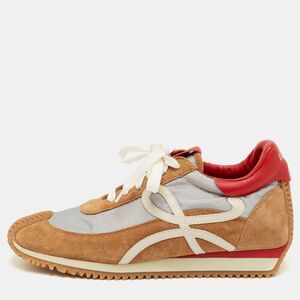 Loewe Flow Runner Size 42 Multicolor Leather Nylon And Suede Low Top Sneakers